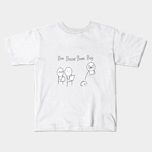 Big Brain Bone Boy Kids T-Shirt